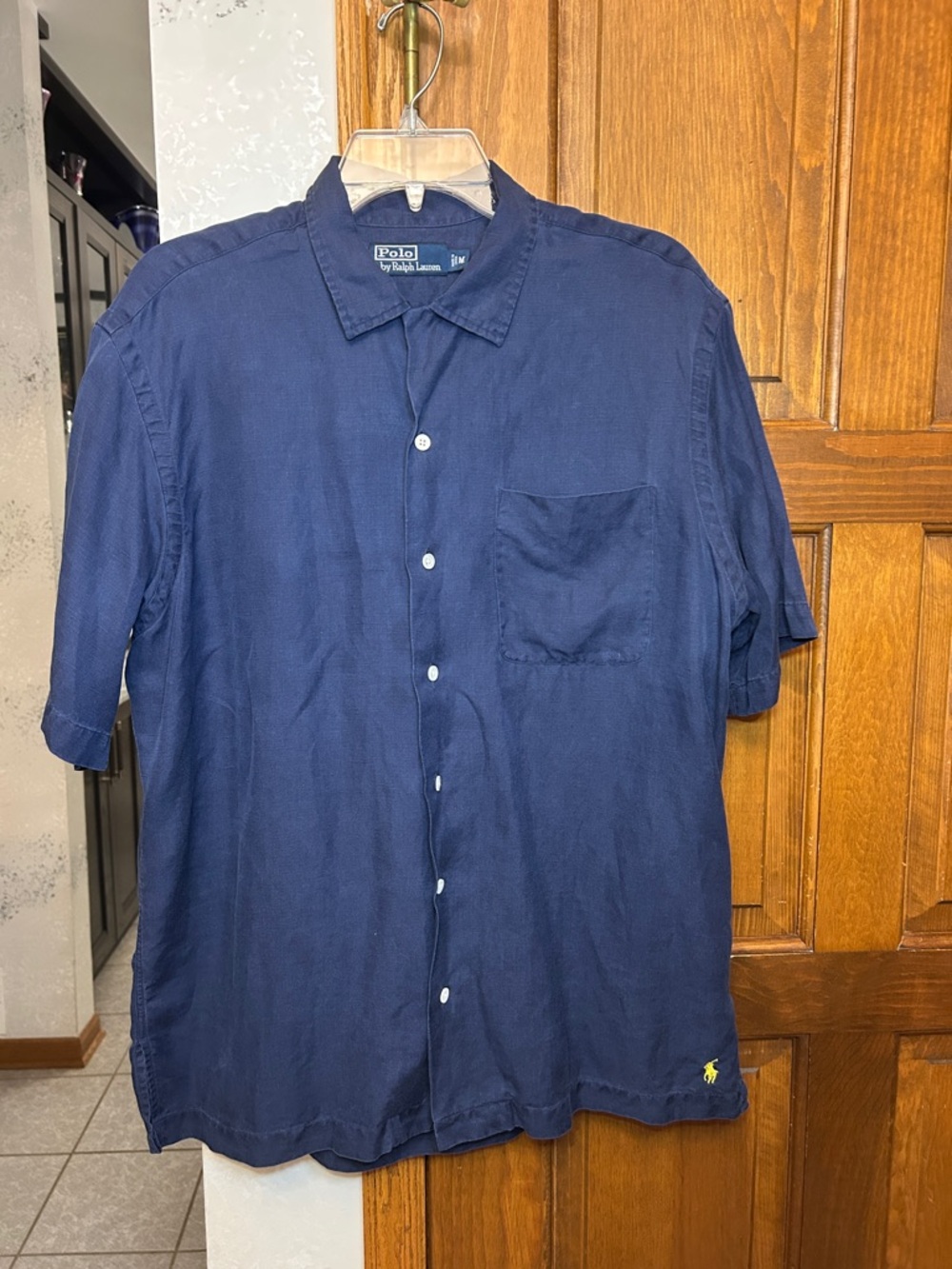 Polo by Ralph Lauren Deep Navy Short-Sleeve Button-Down Shirt